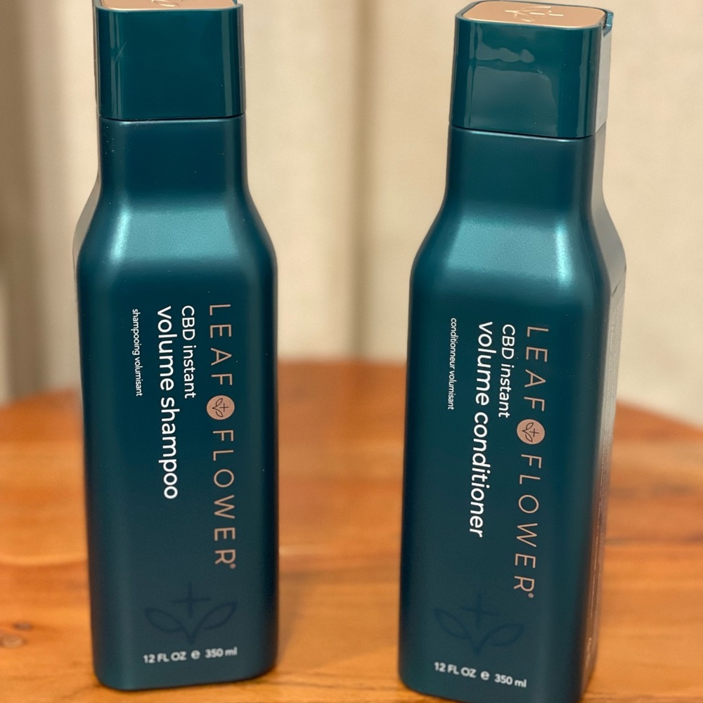 Leaf and flower CBD instant volume conditioner